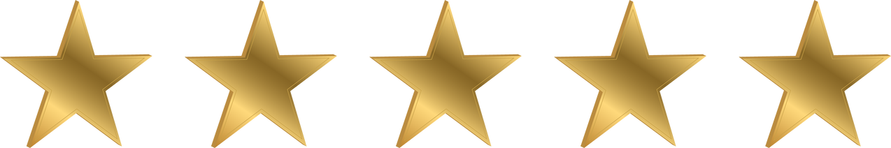 Five Stars Rating Icon